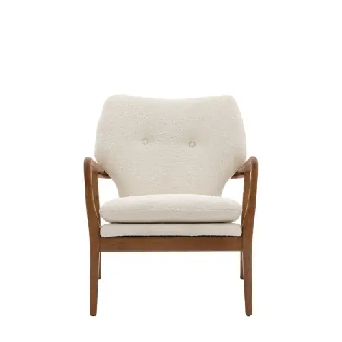 Oferta czasowa Fotel Drewniany Jensen 73x74x85cm