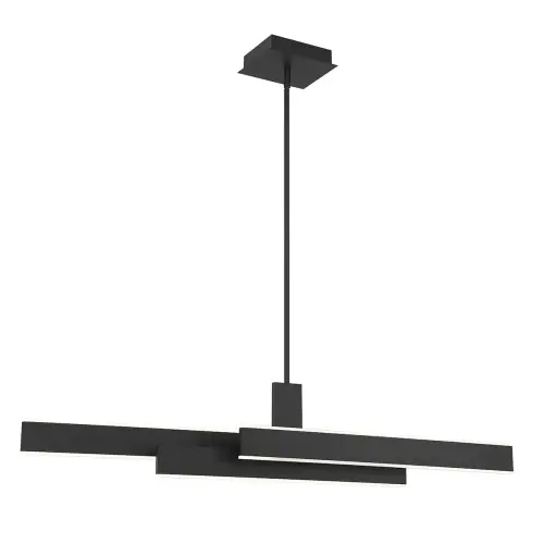 Nowoczesna Lampa Nad Wyspę Cameno Matowa Czerń Darmowa dostawa