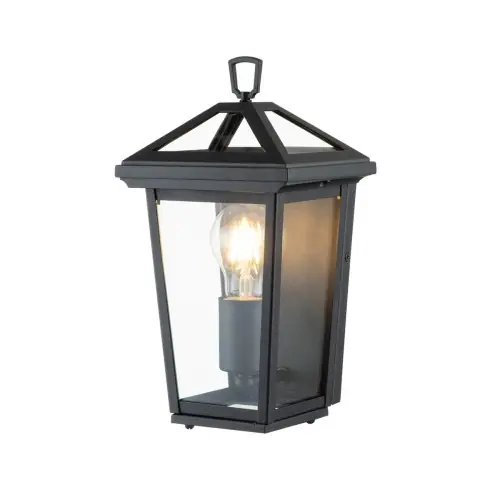 Oferta czasowa Kinkiet Zewnętrzny Ostuni Czarny 16,5x13,8x30cm
