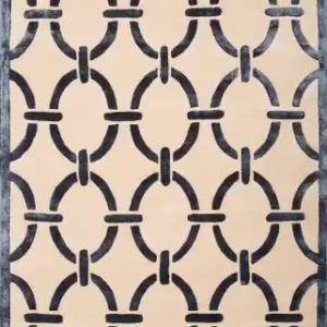 Dywan Art Deco Czarny, Beż Wyprzedaż