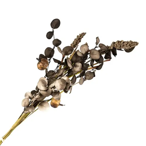 Ostatnie sztuki Ozdobna Gałązka Jesienna Beżowo-Brązowa Wys. 72cm