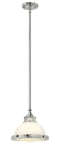 Lampa Sufitowa, Wisząca Manhattan S Chrom, Biały 30x30x25cm Szybka wysyłka