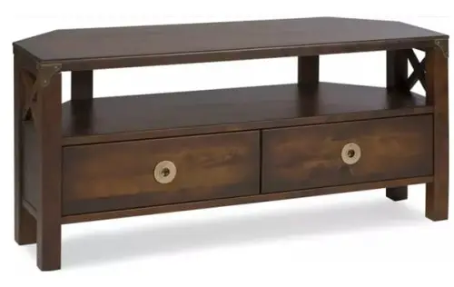 Stolik Narożny Drewniany RTV Balmoral Laura Ashley Kasztan 110x40x50cm Ograniczona ilość
