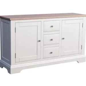 Nowy Komoda Drewniana Dorset Laura Ashley Biała 153x45x88cm