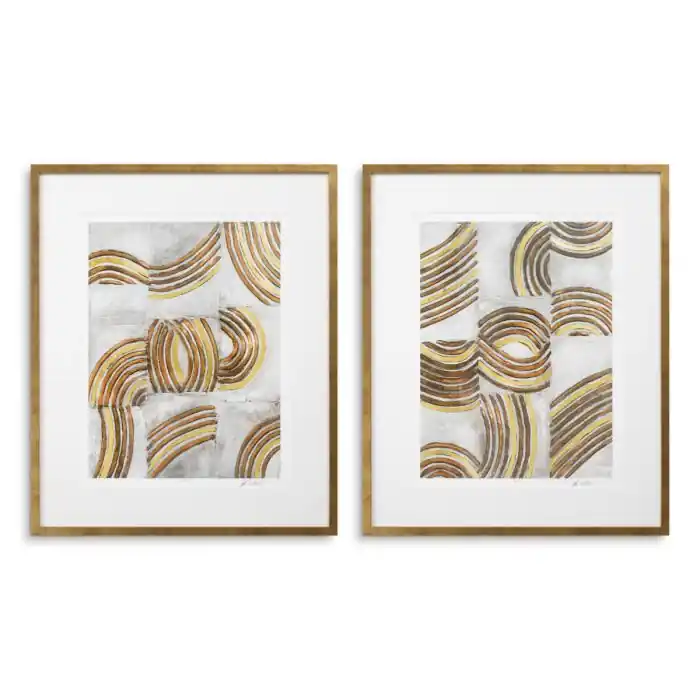 Kup online Dekoracja ścienna Print Refined Catena by Michael Willett set of 2 Eichholtz