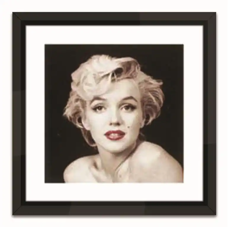 Oferta limitowana GRAFIKA MARILYN MONROE RED LIPS - 44 X 44CM - BROOKSPACE LASCELLES