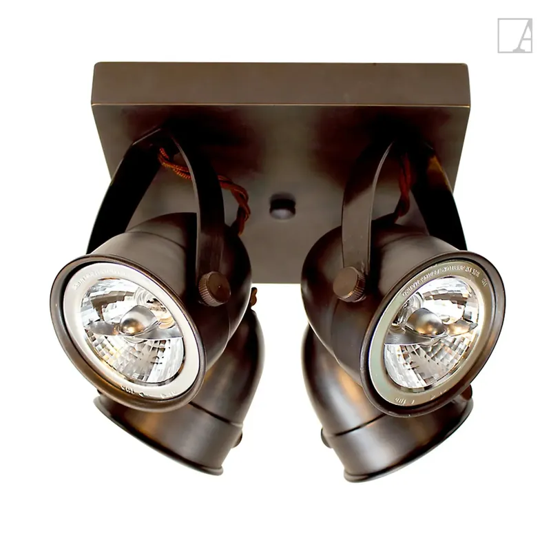 Lampa kierunkowa Authentage Comète na kwadratowej podstawie - duża Oferta czasowa