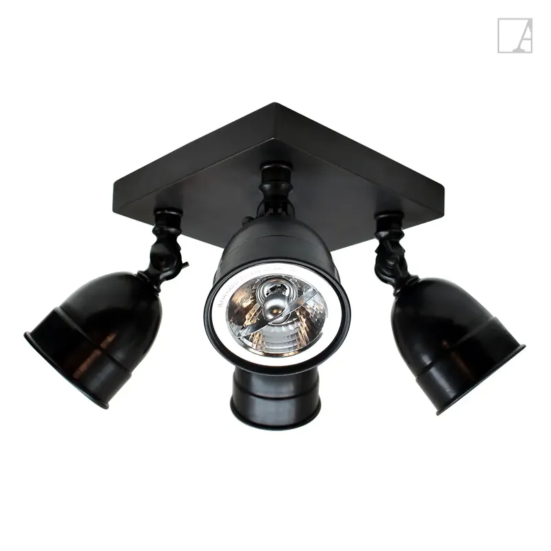 Wybór klientów Lampa kierunkowa Authentage Poire na kwadratowej podstawie - duża