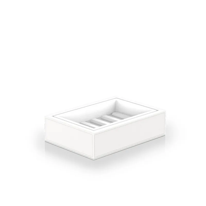 Mydelniczka Decor Walther Sztuczna skóra biała / Biała porcelana Rabat