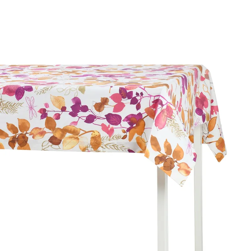 Oferta limitowana OBRUS BAWEŁNIANY PURPLE SPARROW- 130 x 250 CM - ROSEBERRY HOME