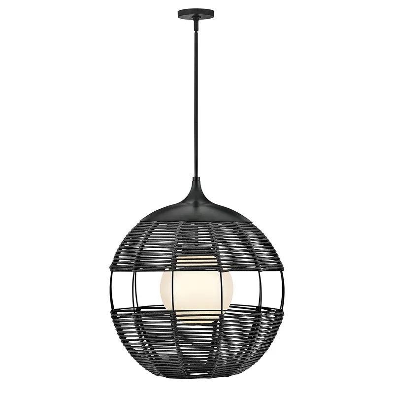 Średnia lampa wisząca Maddox - 1 źródło światła - Czarny Najlepsza cena