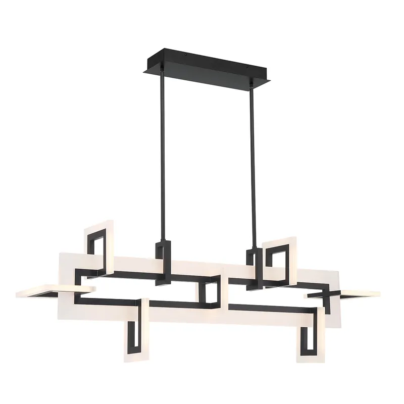 Bestseller Średnia lampa wyspowa Inizio - Matowa czerń