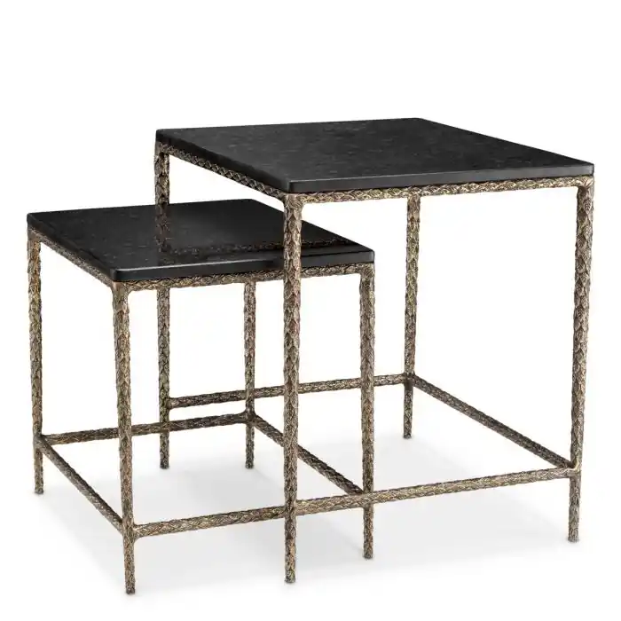 Dostępne od ręki Stolik boczny Ferndale set of 2 Eichholtz