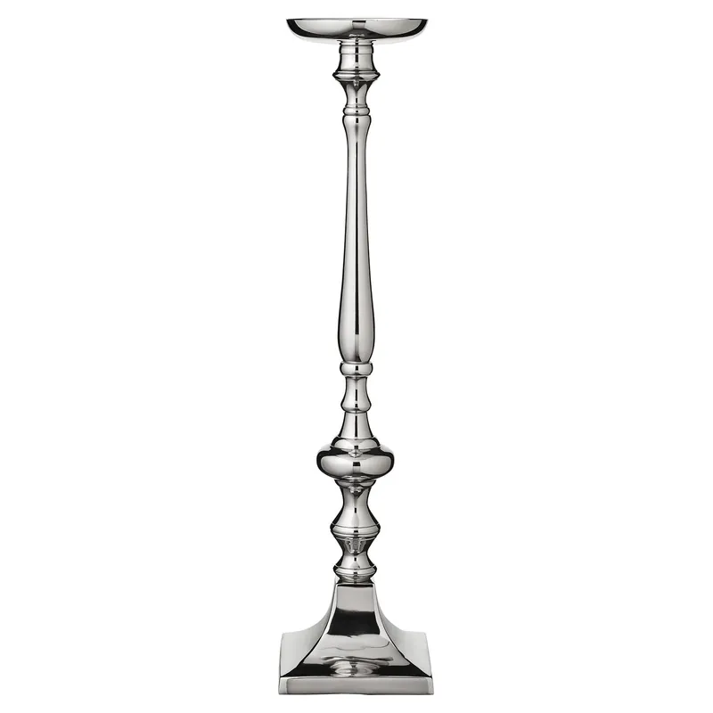 Tylko dziś ŚWIECZNIK CAVENDISH - SREBRNY - 77CM - LENE BJERRE