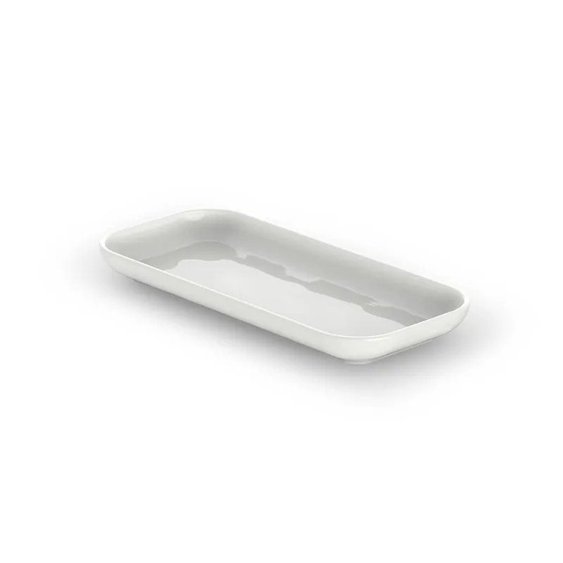 Wybór klientów Taca Comb duża Decor Walther porcelanowa Biała