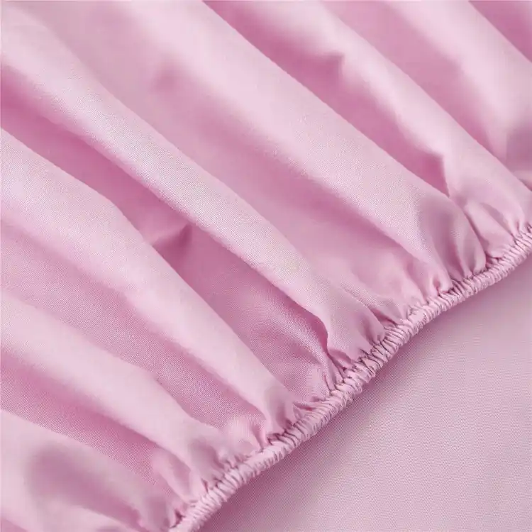 Promocja Prześcieradło 200x220 Cotton World bawełniane grube premium z gumką różowe