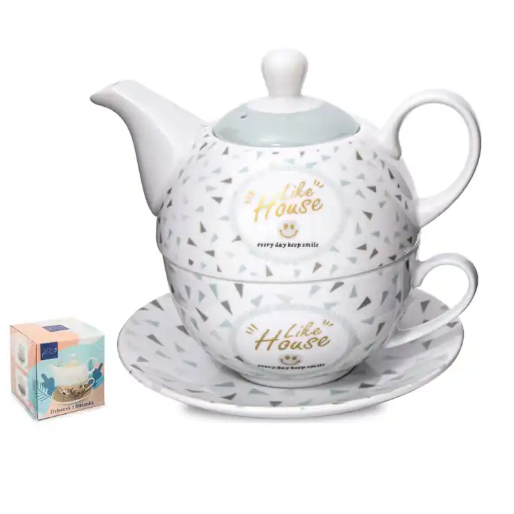 Do wyczerpania zapasów Dzbanek 1L z filiżanka porcelanowa Like house D 201 Tragar
