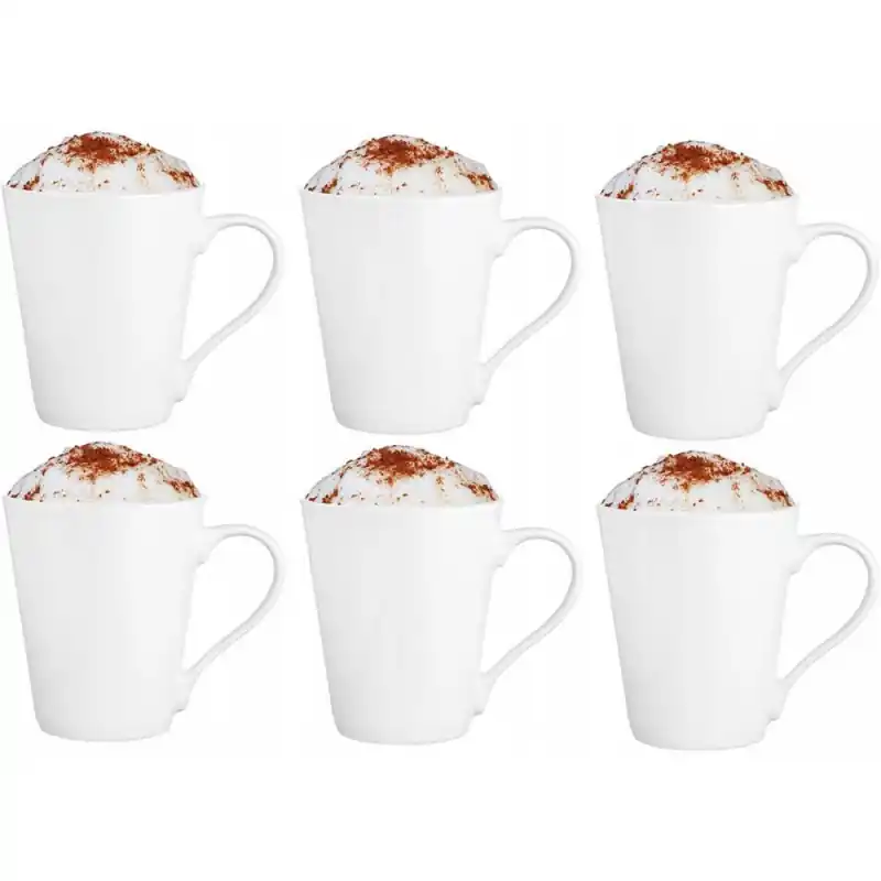 Zestaw 6 kubków ceramicznych białych Glasmark Maja 250 ml Kup online