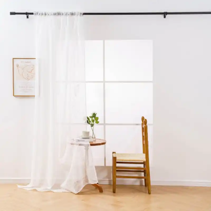 Firana biała z haftem 145x250 cm taśma Cotton World Zamów teraz