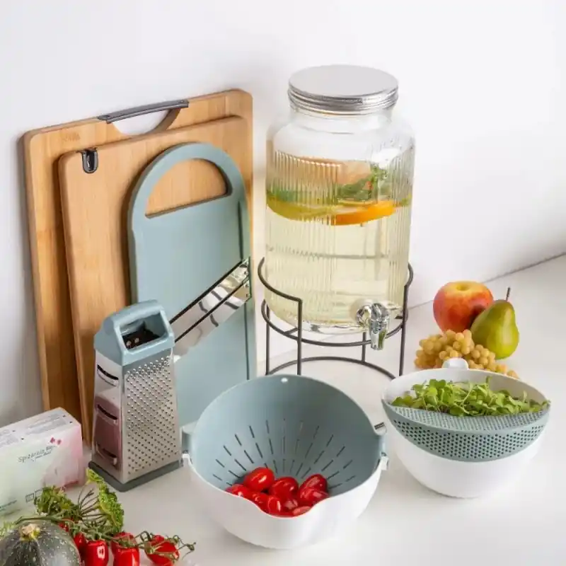 Słój szklany z kranikiem 4 L ze stojakiem do lemoniady napojów wody Altom Design Oferta limitowana