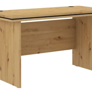 Biurko Stundly 138 cm Dąb artisan z czarną obwódką Sprawdź teraz