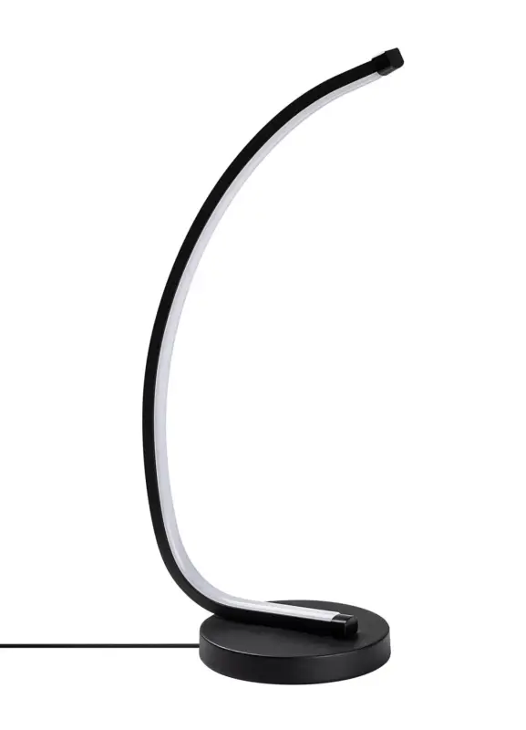 Darmowy zwrot Lampka na biurko Basherts 43 cm czarna