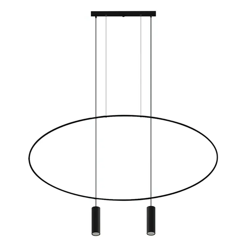 Darmowa dostawa Lampa wisząca Sancing 131 cm czarna