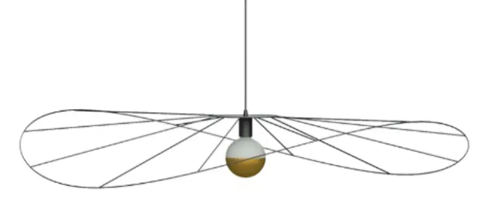 Lampa wisząca Exectic 110 cm czarna Nowość