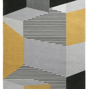 Dywan łatwoczyszczący Metropolis 160x230 cm żółto-szary Obniżka ceny