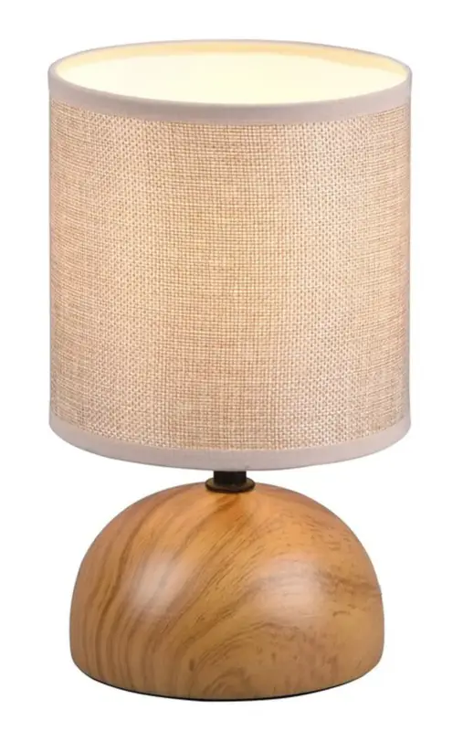 Lampa stołowa Luci brązowo-beżowa Bestseller