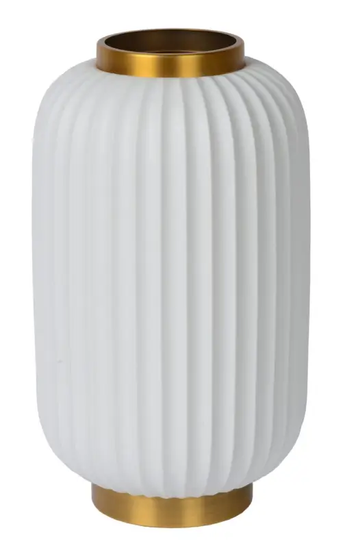 Lampa stołowa Gosse 34 cm złoto-biała Wyprzedaż