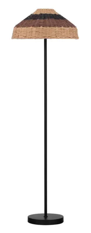 Lampa podłogowa Digilly czarno-brązowa Ekspresowa dostawa