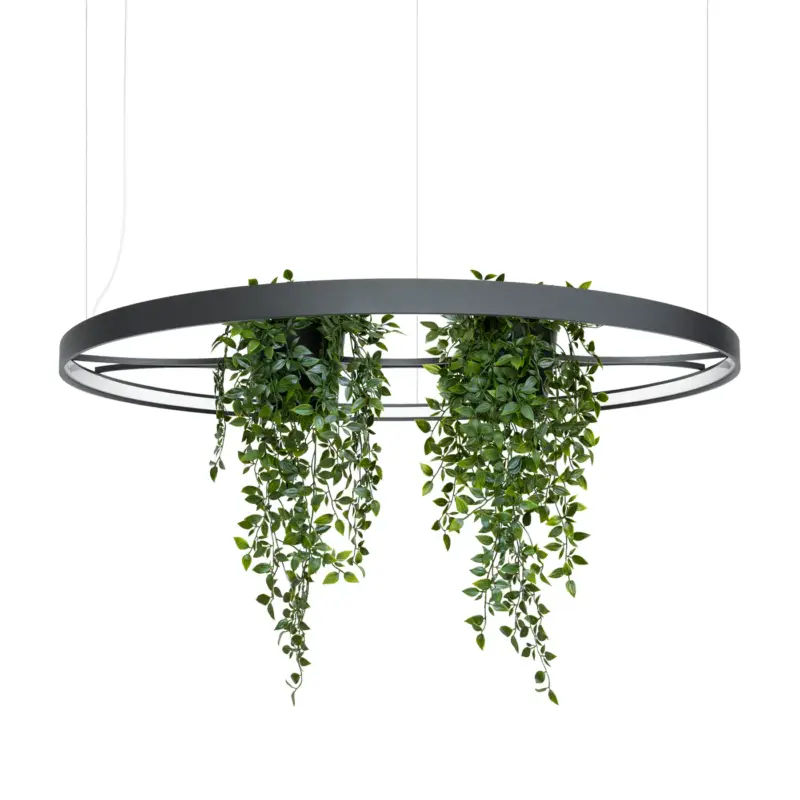 Żyrandol Rio Bio LED 110 cm czarny 4000K Nowość
