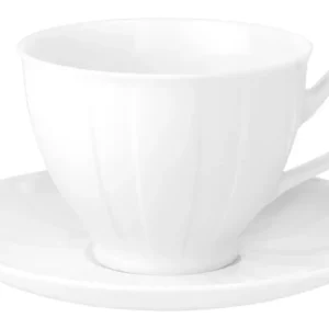 Serwis do kawy porcelanowy dla 6 os. Oktawa biały Szybka wysyłka