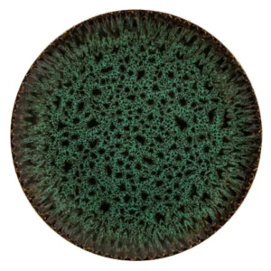 Darmowa dostawa Talerz płytki Jade 21 cm ceramiczny ciemnozielony