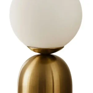 Lampa stołowa Aura postarzany mosiądz Hit cenowy