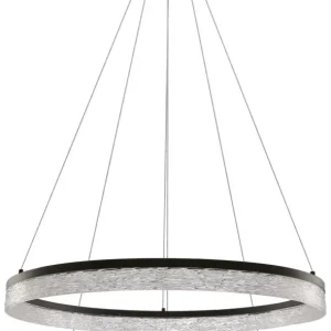 Żyrandol LED z kryształkami Frozi x2 czarny Zniżka