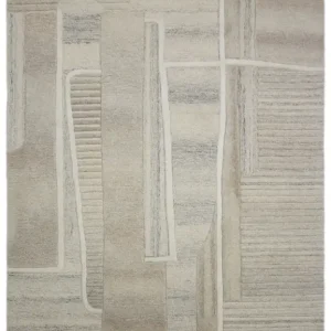 Dywan wełniany ręcznie wykonany Lira 140x200 cm beżowy Nowy