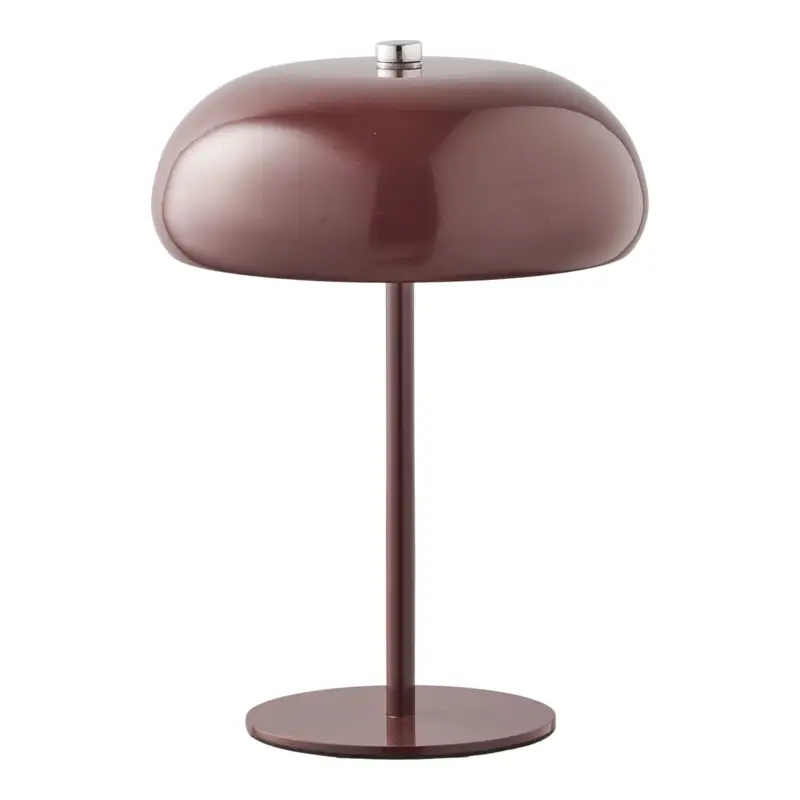 Lampa stołowa Margate ø13 cm akumulatorowa metalowa brązowa Oferta limitowana