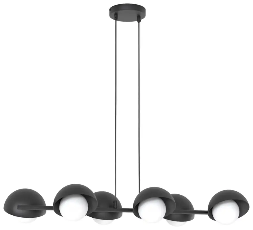 Lampa wisząca Boom x6 czarna Wybór klientów