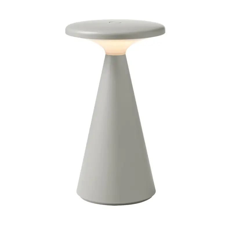 Tylko dziś Lampa stołowa Funghi szara IP44