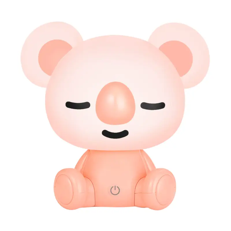 Lampa stołowa Koala różowa Szybka dostawa