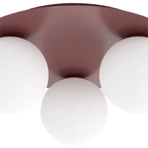 Lampa wisząca Solar x3 burgund opal Hit sprzedaży