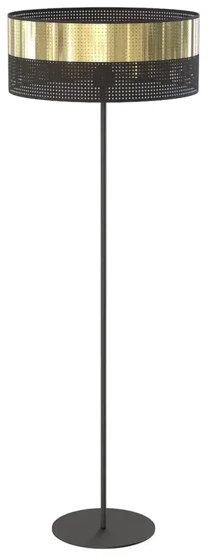 Lampa podłogowa Lux czerń/złoto Obniżka ceny