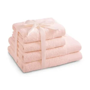 Rabat home & lifestyle komplet ręczników od 50 do 140 cm 4-packkolor różowy 0