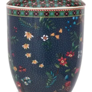 Ograniczona ilość Pip Studio pojemnik z pokrywką Berry Blues 1,5 L