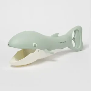 SunnyLife zabawka do piasku Whale Greenkolor turkusowy Łatwy zwrot