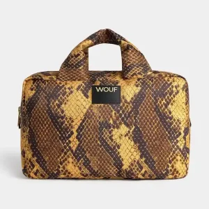 WOUF kosmetyczka podróżna Boa 29 x 18 x 13 cmkolor brązowy Wyjątkowa oferta