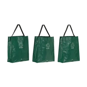 House Doctor torby do segregowania odpadów HDRecycle 38 x 15 x 44 cm 3-packkolor zielony 900001102 Oferta limitowana