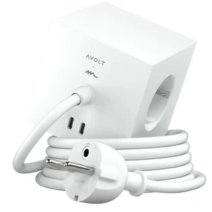 Taniej Avolt kostka ładująca magnetyczna Square 1, 2 x USB, 1,8 m